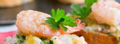 гренки с креветками. Шаг 9