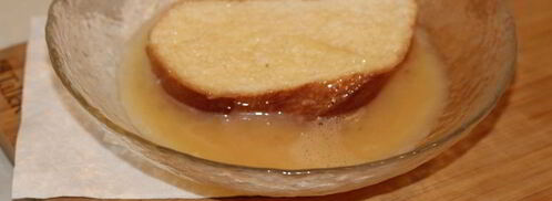 гренки с молоком и яйцом. Шаг 7