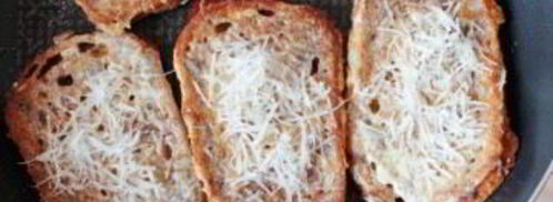 гренки с помидорами и сыром к завтраку. Шаг 5