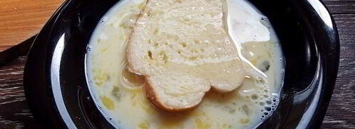 гренки с сыром и яйцом на сковороде. Шаг 10