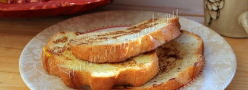 сладкие гренки из белого хлеба. Шаг 8