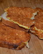 Сырные гренки