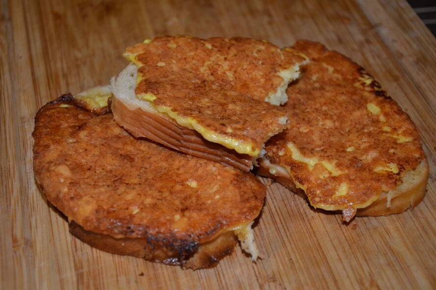 Рецепт сырных гренков