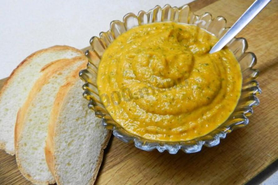 Рецепт диетической кабачковой икры в рукаве