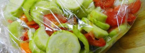 диетическая кабачковая икра в рукаве. Шаг 7