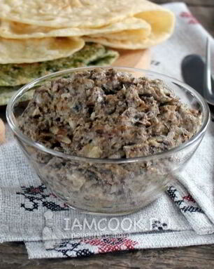 Грибная икра из замороженных грибов