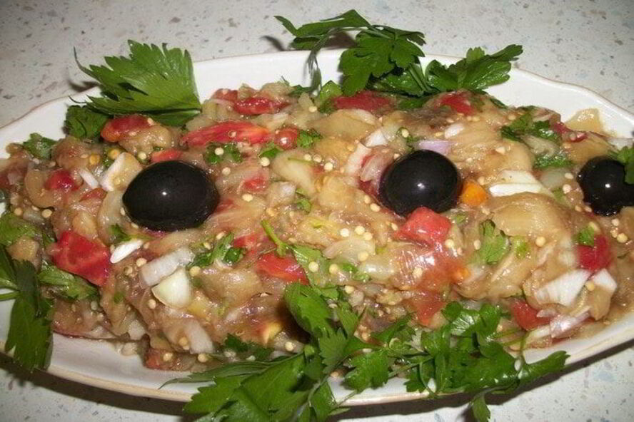 Рецепт икры баклажанной свежесть