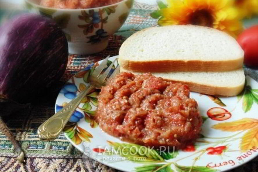 Рецепт икры из баклажанов и перца по-донецки