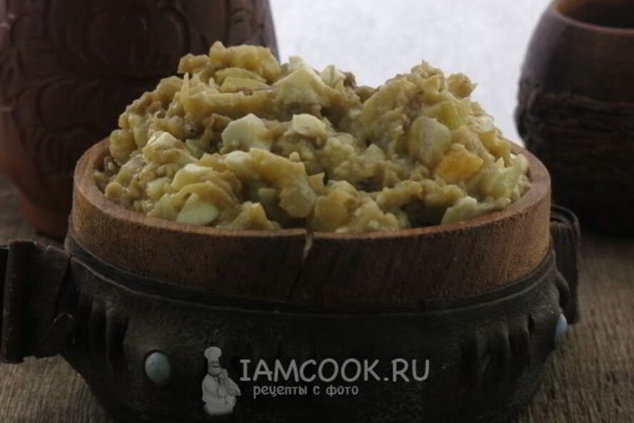 Рецепт икры из печеных баклажанов