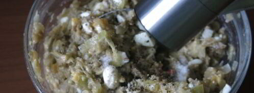 икра из печеных баклажанов. Шаг 13