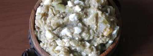 икра из печеных баклажанов. Шаг 14