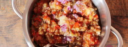 икра из синеньких. Шаг 7