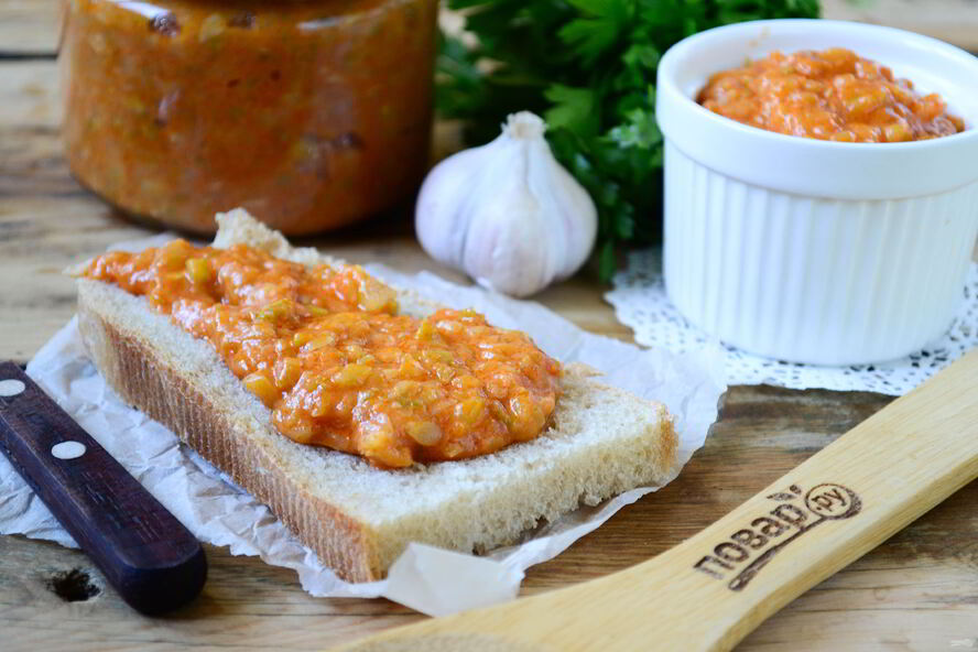 Рецепт икры кабачковой пикантной