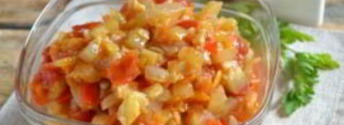 икра кабачковая с перцем и помидорами. Шаг 8