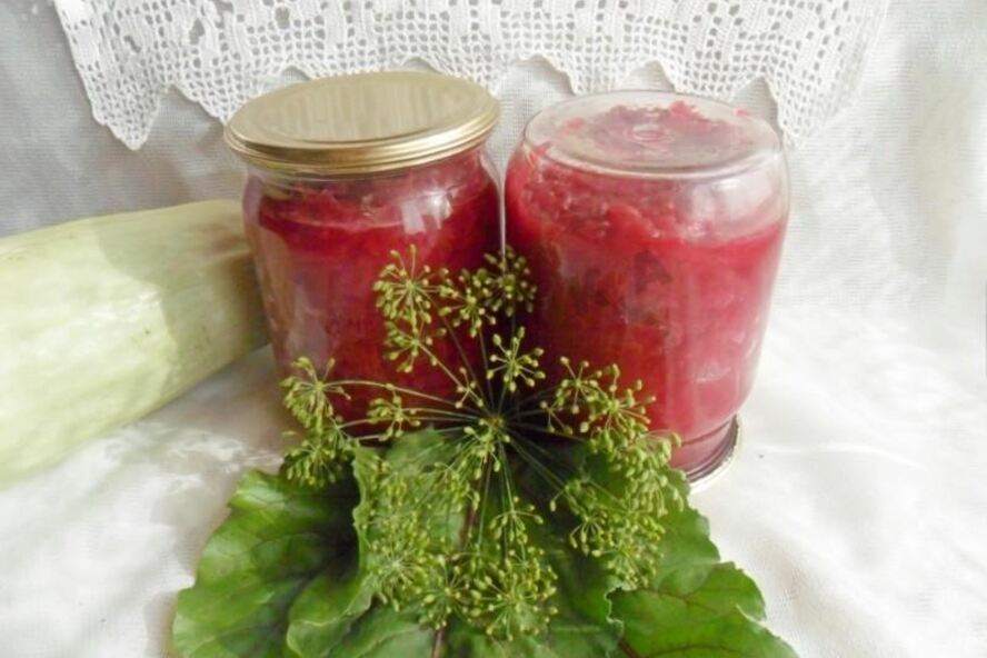 Рецепт кабачковой икры со свеклой