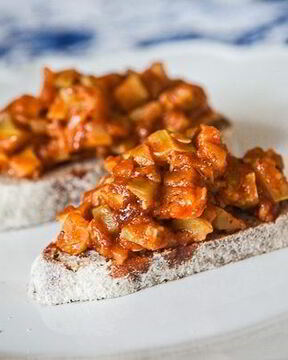 Кабачковая икра тушеная