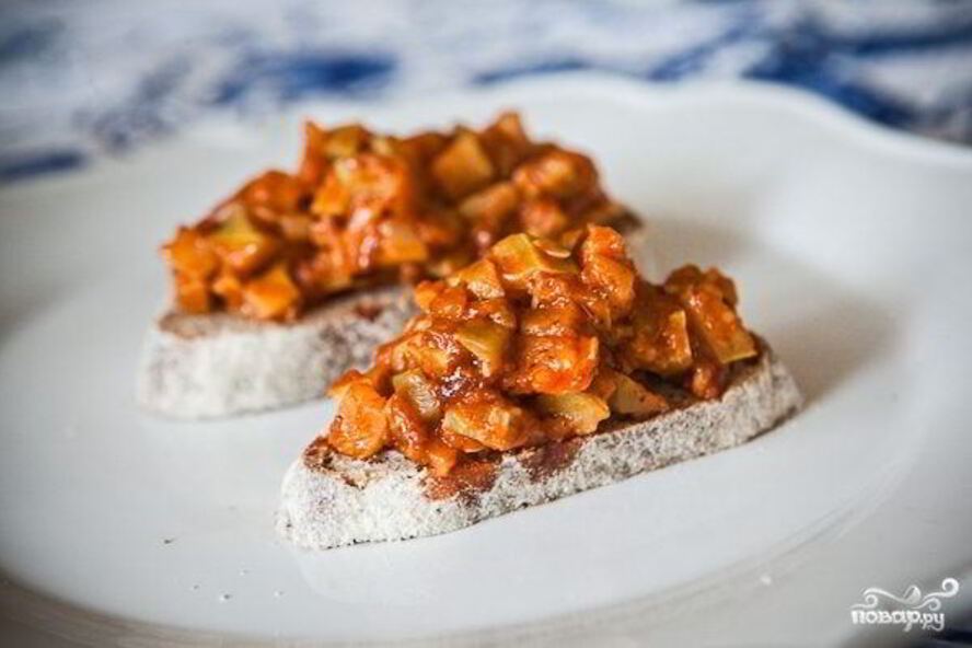 Рецепт кабачковой икры тушеной