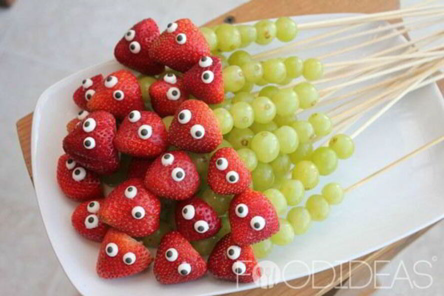 Рецепт фруктовых канапе для детей