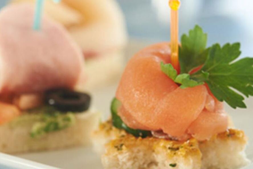 Рецепт канапе ассорти