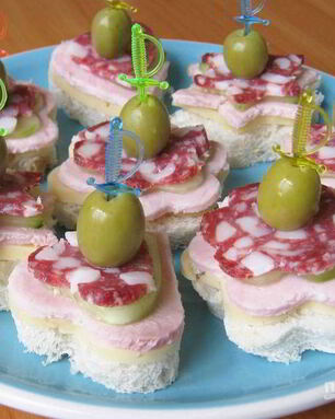 Канапе на детский праздник