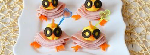 канапе новогоднее цыплята. Шаг 13