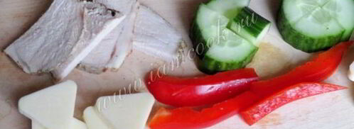 канапе праздничное ассорти. Шаг 10