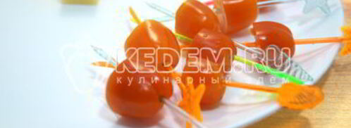 канапе рождественский венок. Шаг 3