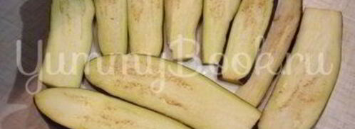 канапе-рулетики из баклажанов с сыром и помидорами. Шаг 4