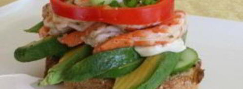 канапе с креветками и авокадо. Шаг 6