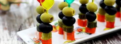 канапе с оливками. Шаг 7