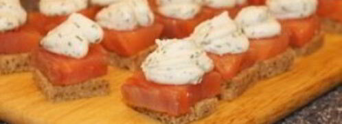 канапе с перепелиными яйцами. Шаг 3