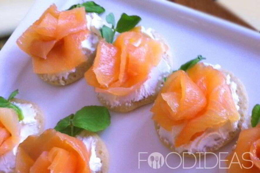 Рецепт канапе с рыбой