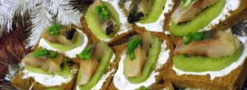 канапе с селедкой и картошкой. Шаг 5