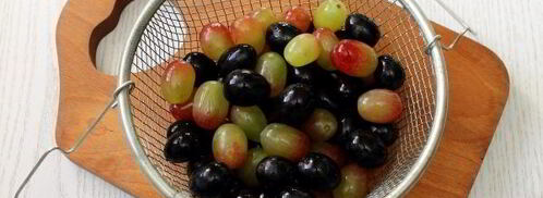 канапе с сыром и виноградом. Шаг 4