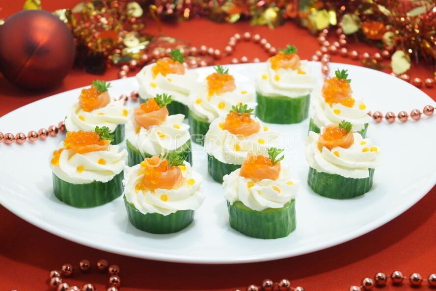 Рецепт новогоднего канапе