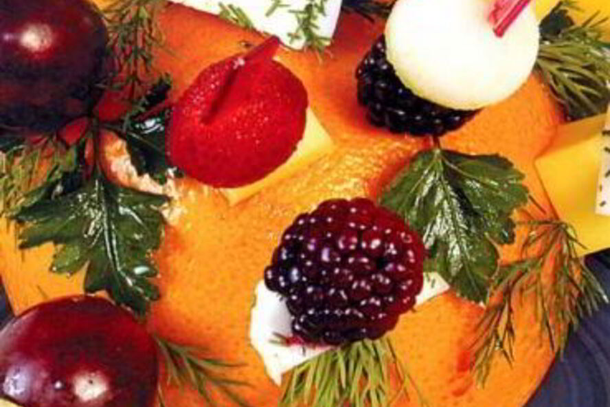 Рецепт оригинального десерта с канапе