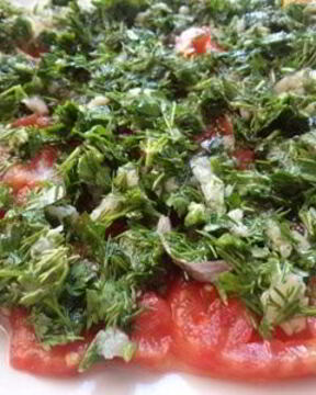 Карпаччо из помидоров