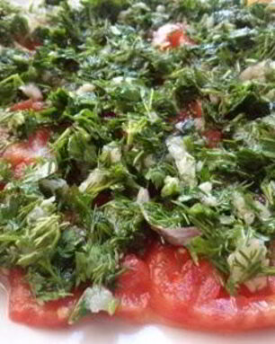 Карпаччо из помидоров