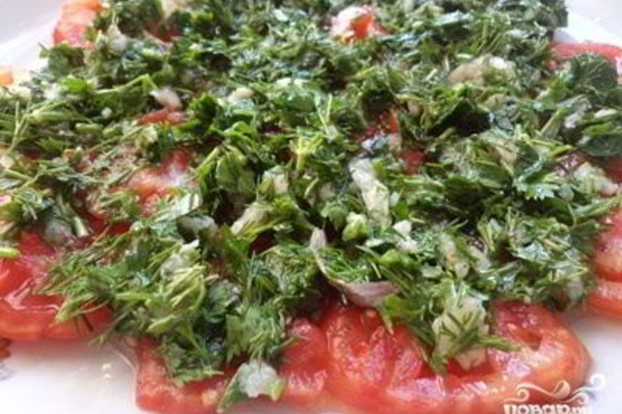 Рецепт карпачча из помидоров