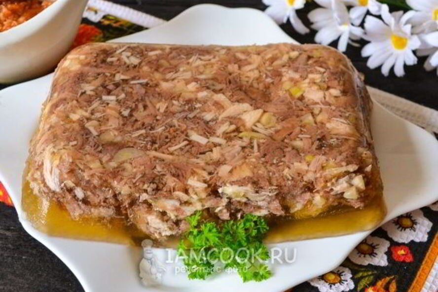 Рецепт холодца из говядины и курицы