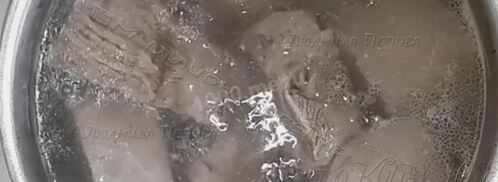 холодец из говядины и свиных ножек. Шаг 8