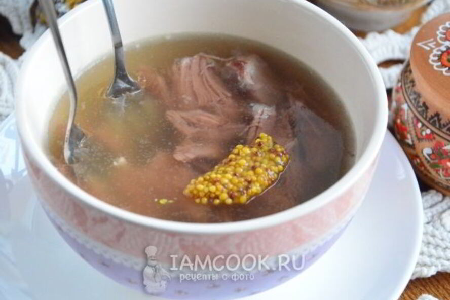 Рецепт холодца из говяжьих ножек