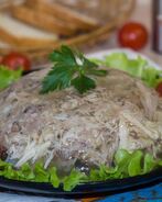 Холодец из курицы и свиных ножек