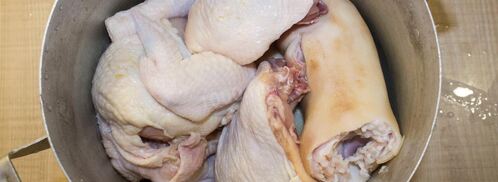 холодец из курицы и свиных ножек. Шаг 7