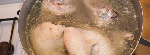 холодец из курицы и свиных ножек. Шаг 11