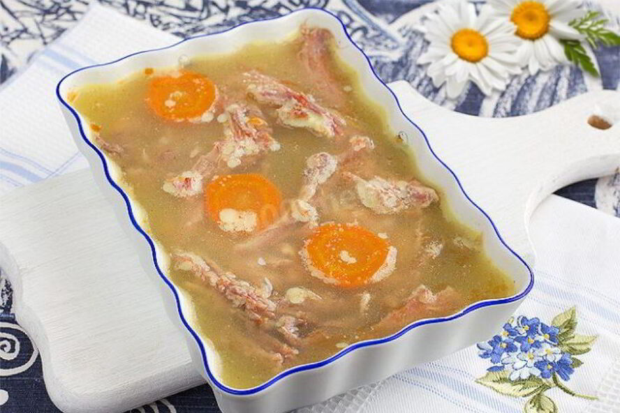Рецепт холодца на костях