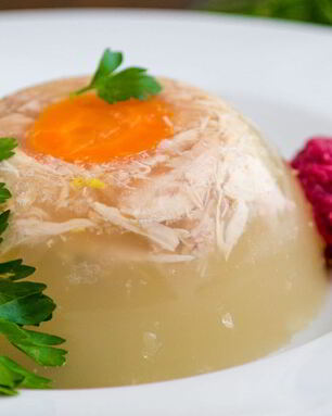 Холодец с курицей