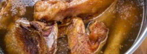 хрустальный холодец из домашнего петуха. Шаг 4