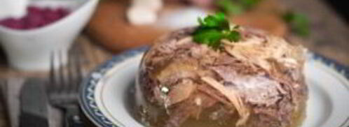 хрустальный холодец из домашнего петуха. Шаг 10