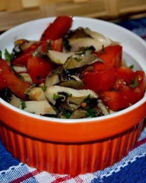 Холодная закуска из рапанов